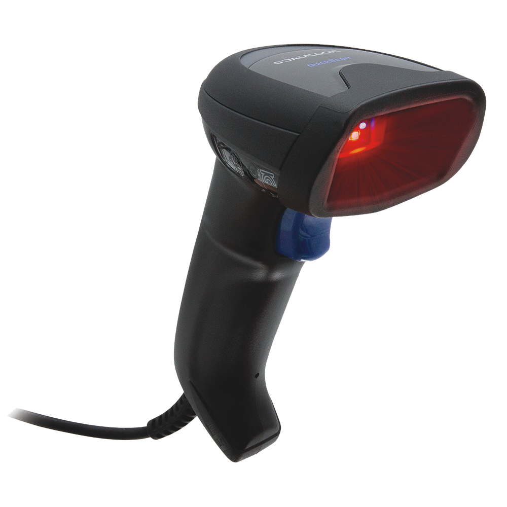 Datalogic QD2500 Quickscan 2D Barcode Scanner with Stand, Black