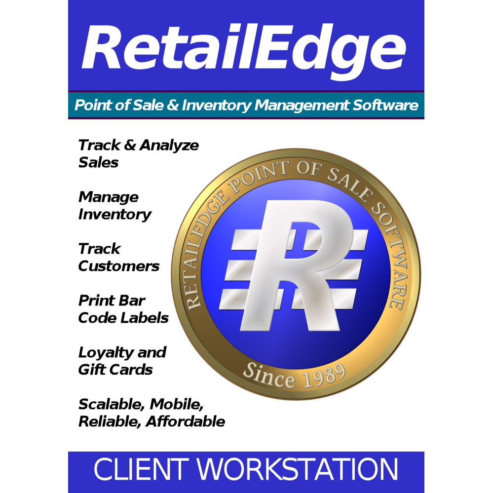 RetailEdge Point of Sale Software Client Workstation