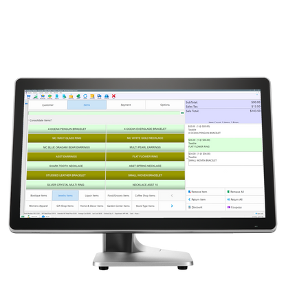 Audrey A7 All-in-One 21.5" Touchscreen POS Terminal