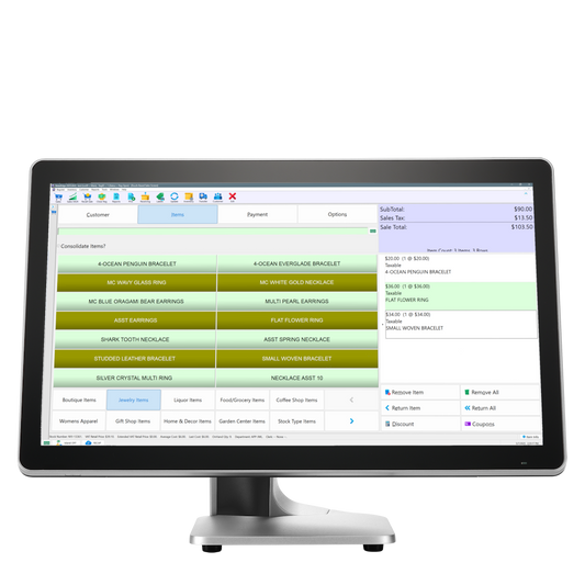 Audrey A7 All-in-One 21.5" Touchscreen POS Terminal