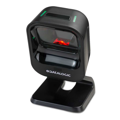 Datalogic Magellan 900i 2D/QR Barcode Scanner with Stand, Black