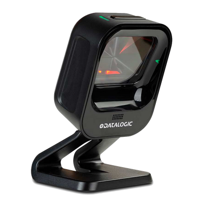 Datalogic Magellan 900i 2D/QR Barcode Scanner with Stand, Black