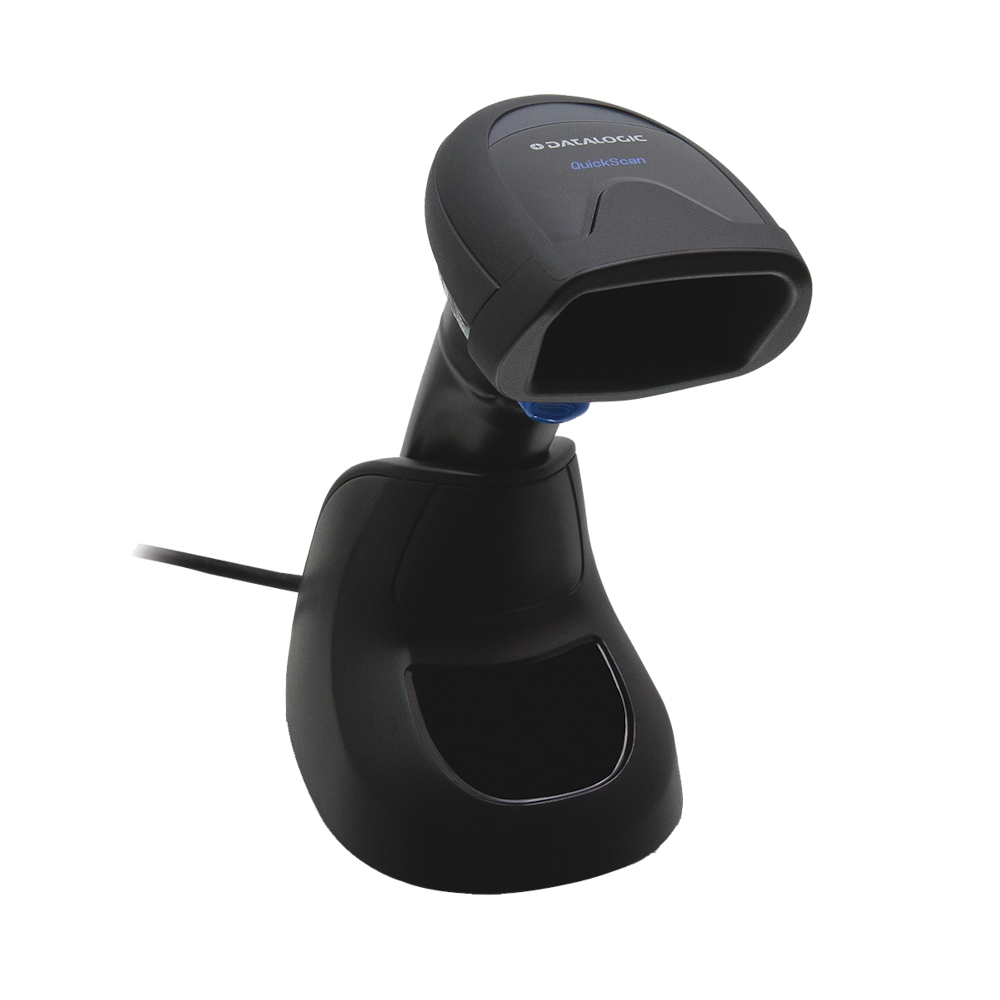 Quick Scan Qd2500 Datalogic QD2500 Quickscan 2D Barcode Scanner with Stand, Black ...