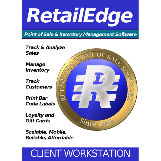 RetailEdge Point of Sale Software Client Workstation