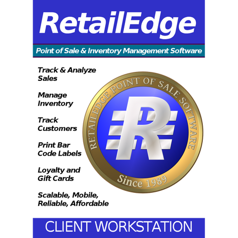 RetailEdge 8.2 Point of Sale Software Client Workstation