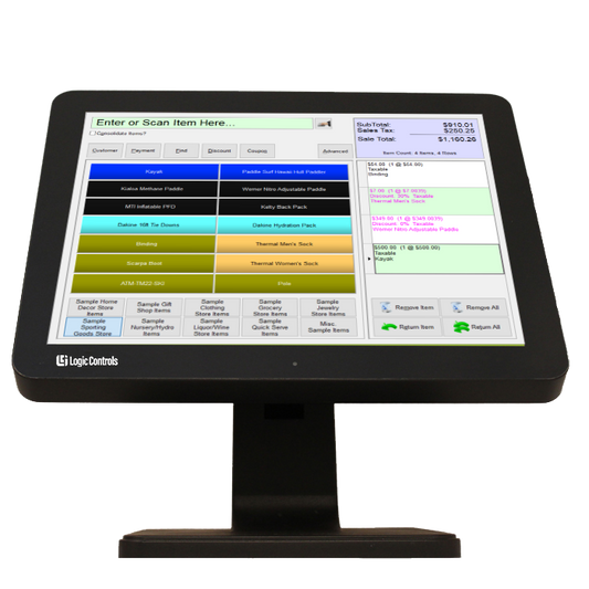 Logic Controls 15" Touchscreen Monitor