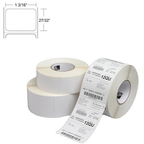 Zebra 1.20" x 0.85" Direct Thermal Barcode Labels