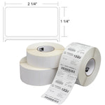 Zebra 2.25" x 1.25" Direct Thermal Barcode Labels